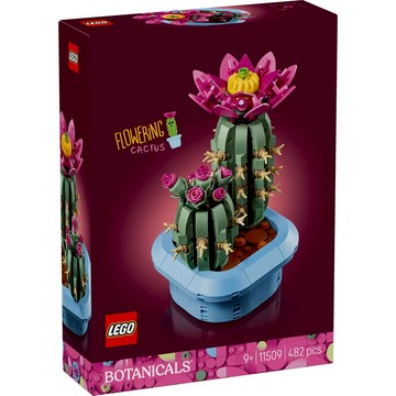 LEGO 11509 花藝系列 開花仙人掌 Flowering Cactus  混和顏色  1個
