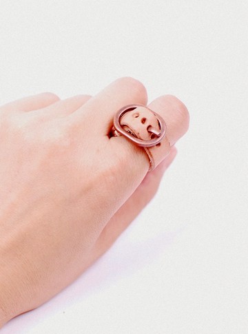 愛。永不止息--真皮戒指