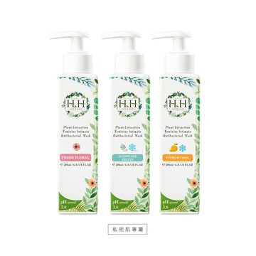 【missy shop】HH私密植萃抗菌潔淨露(200ml)3入