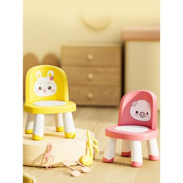 兒童叫叫椅卡通餐椅放屁塑料凳子寶寶吃飯椅防滑板凳幼兒靠背椅子