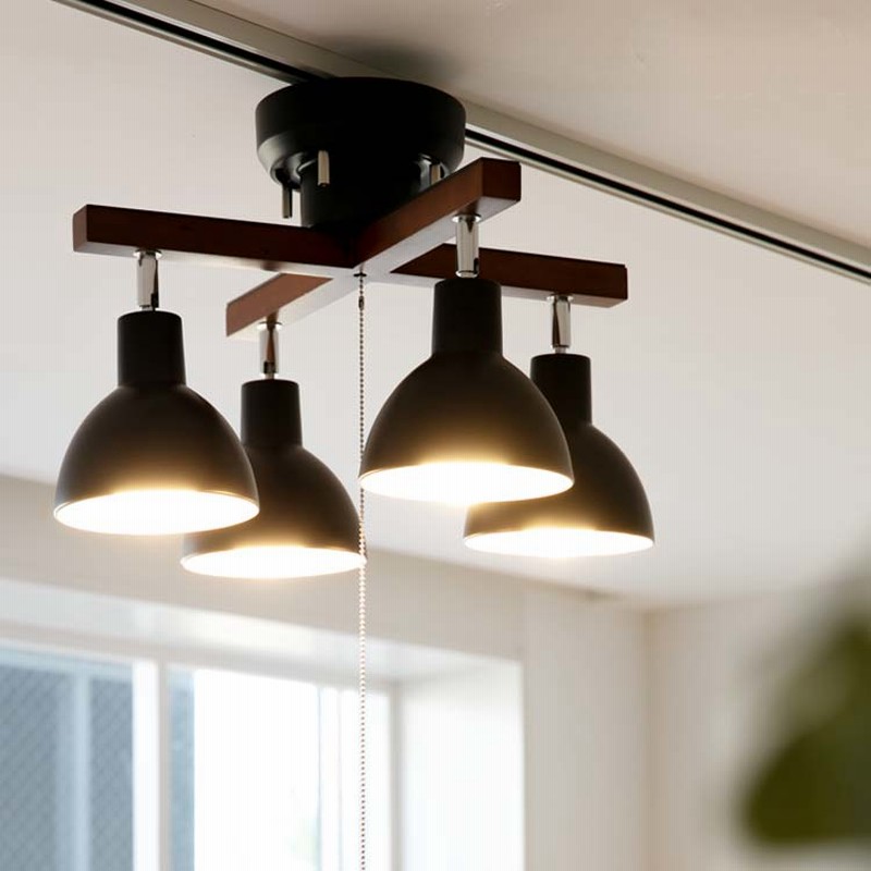 インダストリアルスタイル シーリングライト 4灯 インダストリアルスタイル シーリングライト 4灯 【公式通販】