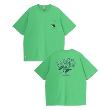 CHUMS Made for Fun! Pocket T-Shirt 男 短袖上衣 純淨綠 CH012746M089