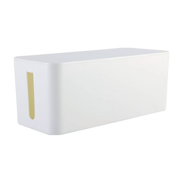 電源線收納盒  白色  1個