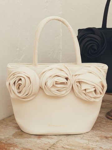 立體玫瑰造型手提包(8A42F0J1900) - Maison de FLEUR