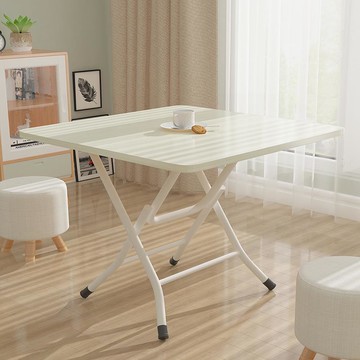 藤巢折疊桌家用餐桌簡易可折疊戶外便攜宿舍吃飯小桌子方桌簡約正