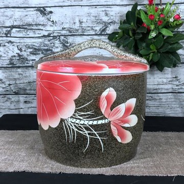 景德鎮陶瓷器米缸20斤裝25斤油缸儲米箱米桶儲物灌腌菜缸水桶