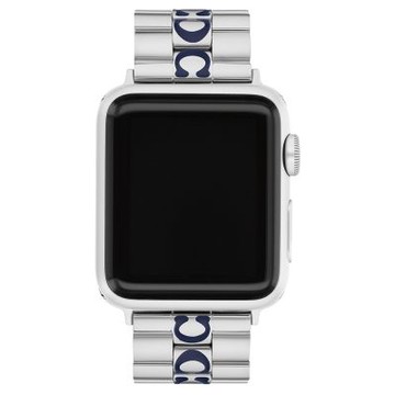COACH Apple Watch 錶帶 38/40/41mm適用 品牌C字 不鏽鋼錶帶 新年開運 送禮推薦 (不含手錶)