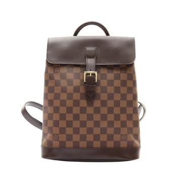 LOUIS VUITTON LV 路易威登 Soho 後背包 棕色 棋盤格帆布 N51132 【二手名牌BRAND OFF】