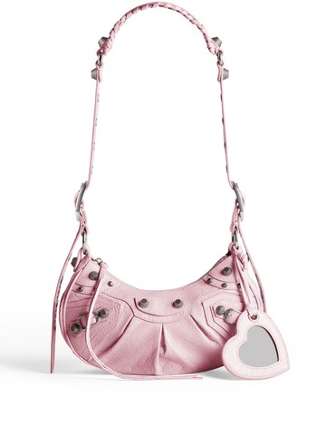 Balenciaga - Le Cagole XS leather shoulder bag - women - Lambskin - One Size - Pink