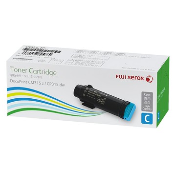 FUJI XEROX 原廠高容量碳粉匣 6K CT202611 藍色 適用於 DP CP315dw/CM315z  1個