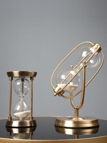時間沙漏計時器30 60分鐘創意個性辦公室桌面裝飾擺件生日禮物