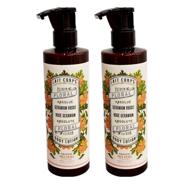 PANIER DES SENS 潘堤香頌 保濕身體乳液 玫瑰天竺葵  250ml  2件