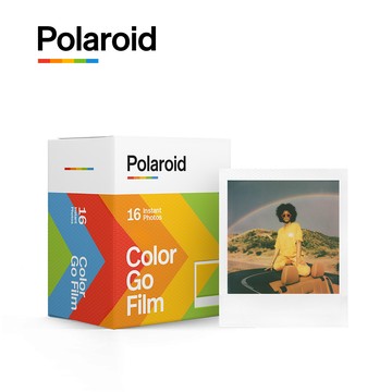 【Polaroid 寶麗來】Polaroid Go 彩色白框雙包裝相紙-4入裝