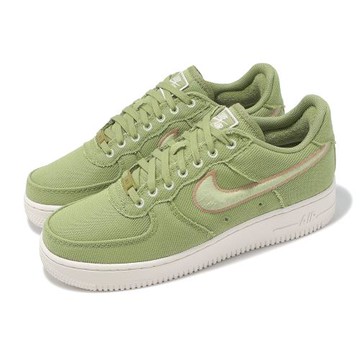 Nike 休閒鞋 Air Force 1 Low Canvas 男鞋 綠 帆布 AF1 HV1204-300