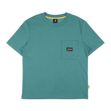 KANGOL 男女 落肩口袋印花棉T 6425100570