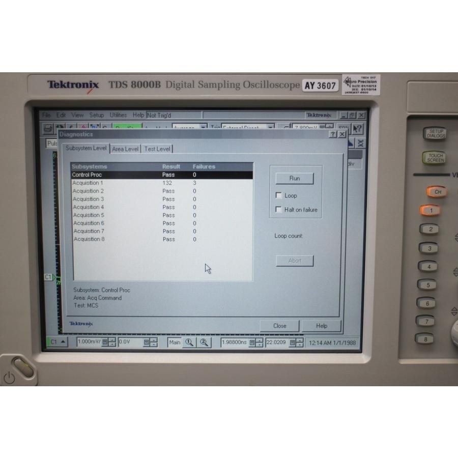 Tektronix TDS8000B Digital Sampling オシロスコープ