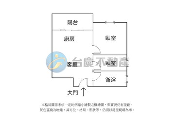 永康輕屋齡舒適二房採光客廳平車｜台南市永康區復華五街