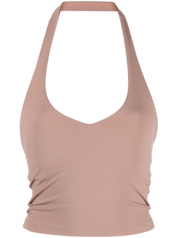 lululemon - Align halterneck tank top - women - Nylon/Lycra/Lycra/Nylon - 8 - Pink