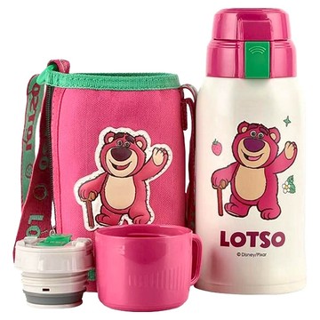 杯具熊 復古兒童保溫壺  草莓熊  1個