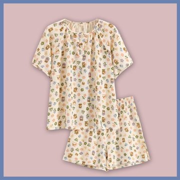 睡衣女士夏季薄款棉麻短袖寬松套裝春秋天學生韓版休閑大碼家居服