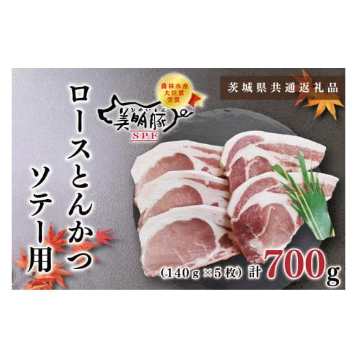 ふるさと納税 茨城県 鹿嶋市 KCK-14ロースとんかつソテー用700g（140g×５枚）