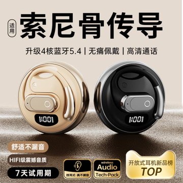 柏林之聲藍牙耳機無線掛耳式氣骨傳導開放不入耳跑步運動2025新款