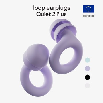 官方免運 Loop Quiet 2 Plus - 降噪耳塞 (-27dB) 用於睡眠、專注力、學習、噪音靈敏度和旅行