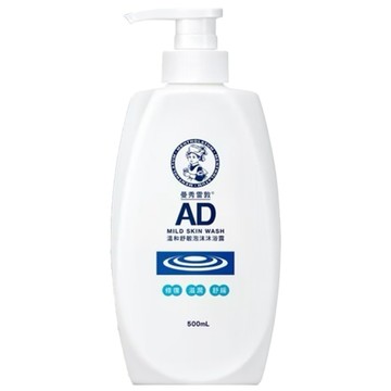 MENTHOLATUM 曼秀雷敦 AD溫和舒敏泡沫沐浴露  1瓶  500ml