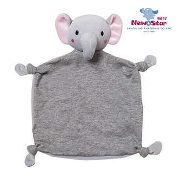 New Star經典可愛動物嬰兒安撫巾l安撫玩偶l口水巾-小飛象[MIT台灣製造最安心]