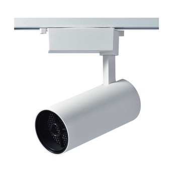 特力屋 24W LED直筒型防眩光軌道燈 白 黃光