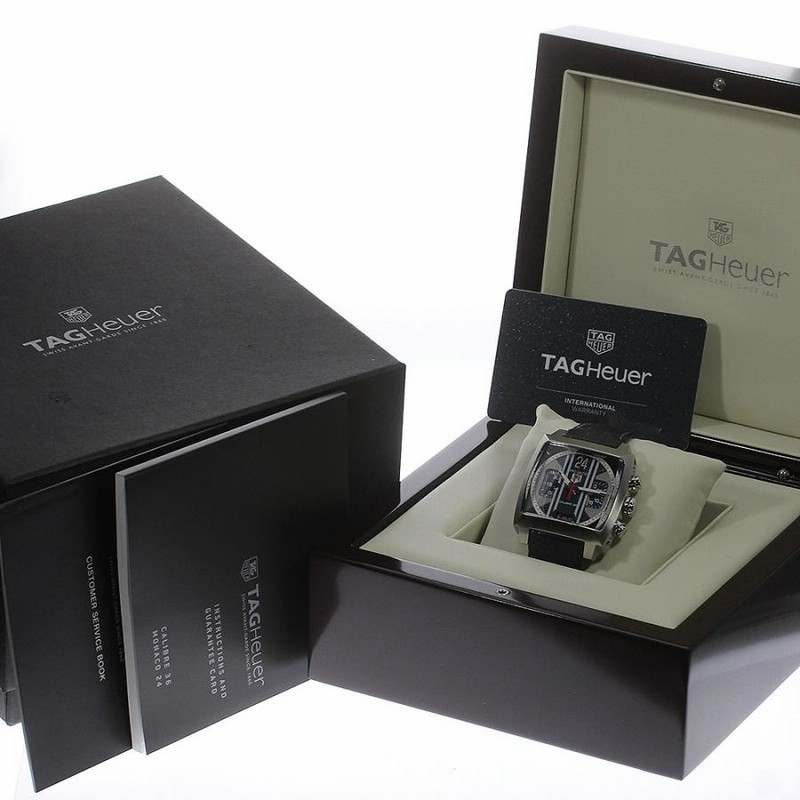 ベルト訳あり箱・保証書付き【TAG HEUER】タグホイヤー モナコ24  