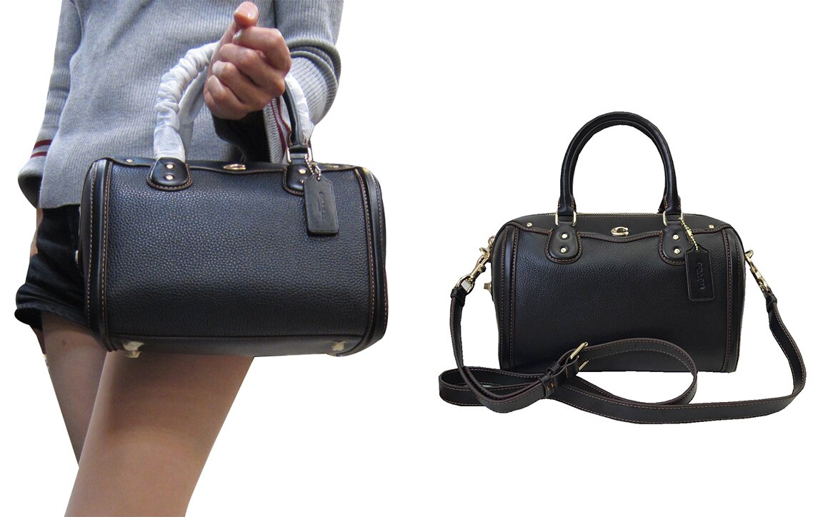 限時 滿3千賺10%點數↘ | ~雪黛屋~COACH 波士頓包小容量手提肩背斜側國際正版保證進口防水防刮皮革品證購證塵套提袋候10-15日C378621