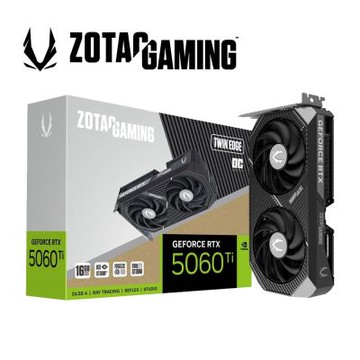ZOTAC 索泰 RTX 5060 Ti 16GB Twin Edge OC 顯示卡+ZOTAC GAMING XL 電競鼠墊