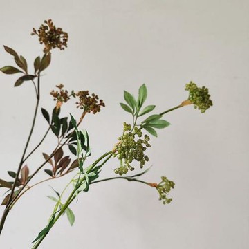 蕾絲雪果仿真手感植物高質花瓶插花干花客廳電視柜家居軟裝裝飾用