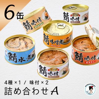 ふるさと納税 小浜市 鯖缶詰6缶詰め合わせ A