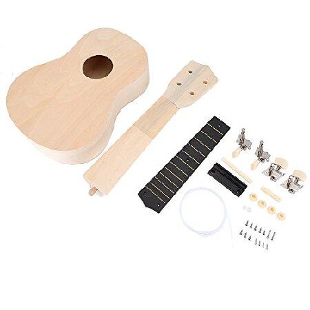 21 Inch DIY Ukulele Kit, Children DIY Ukulele Hawaii Guitar Handwork Kit Assembling Painting Set