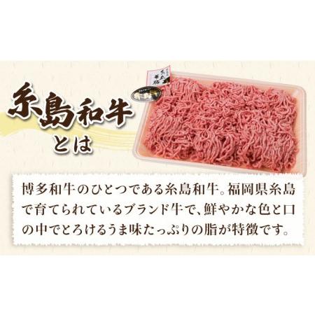 ふるさと納税 糸島和牛 糸島豚 合挽ミンチ 500g×2p× 計6kg 糸島ミートデリ工房[ACA258] 福岡県糸島市