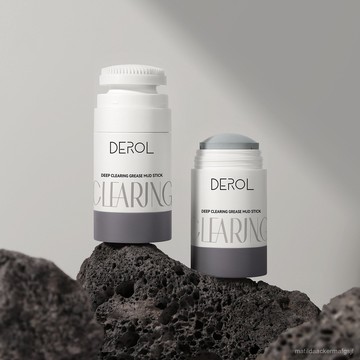 DEROL彩妝 泥膜 清潔棒 45g大容量 帶硅膠 清潔刷頭 毛孔去油 潔麵 IWJS