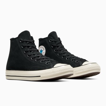 CONVERSE CHUCK 70 HI BLACK/EGRET/ANCESTRAL BLUE 男女 休閒鞋 黑