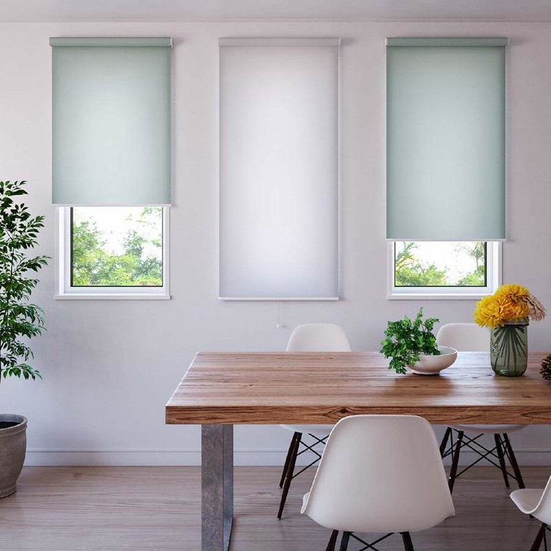 ロールスクリーン200 幅1770 丈1140 グレー タチカワブラインド