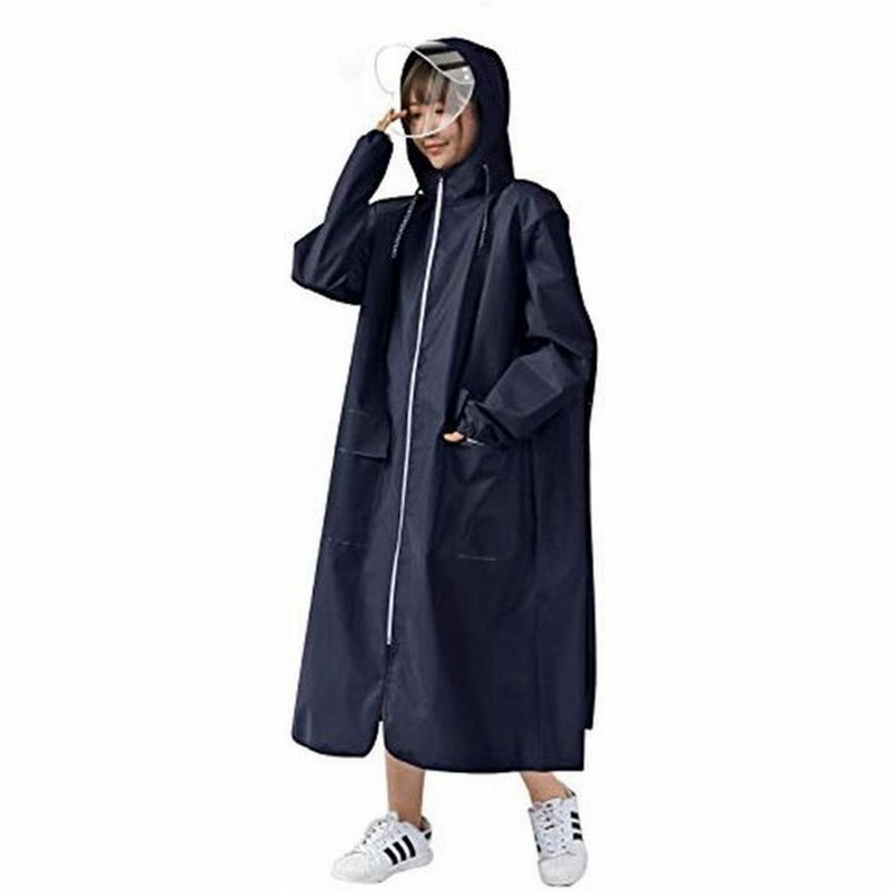 レインコート レディース 二重つば Innosinpo ポケットあり おしゃれ レインポンチョ メンズ かっぱ レインウェア ロップあり 梅 通販 Lineポイント最大0 5 Get Lineショッピング