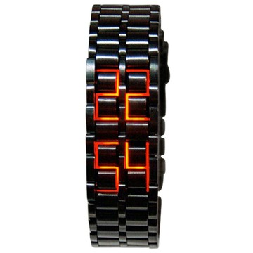 創意熔岩led防水熱賣手錶