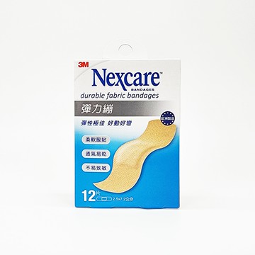 3M Nexcare 彈力繃 2.5 x7.2 cm 12片