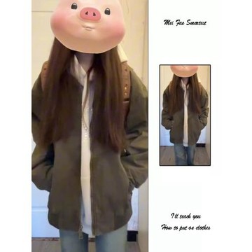 春秋季復古翻領棒球服夾克外套