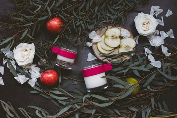 【居家香氛最強】天然大豆香氛蠟燭 精油按摩蠟燭-甜美花香調