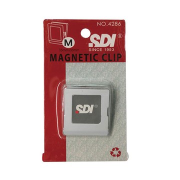 【SDI 手牌】方型 強力 磁夾 中 40x35mm / 個 4286