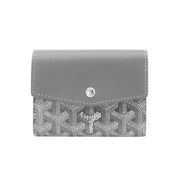 Goyard Saint Gabriel 帆布三折短夾(灰)