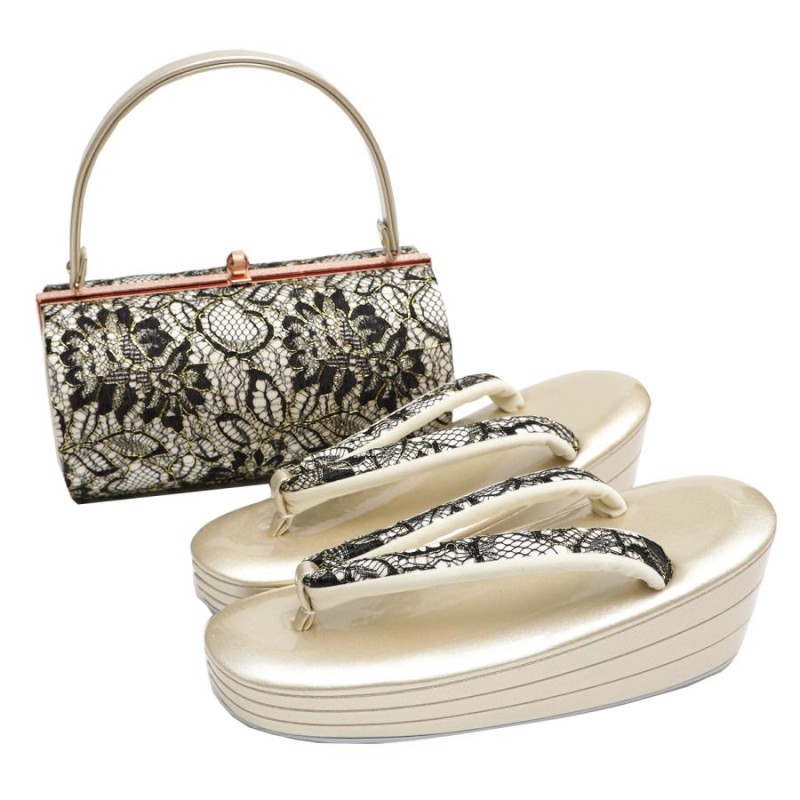 【土日限定お値引き】和装用バッグと下駄のセット 和装用バッグと下駄のセット⑮ 土日限定お値引き】和装用バッグと