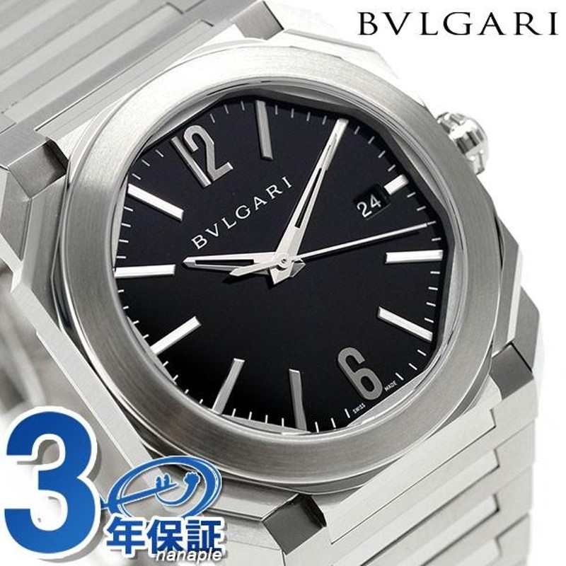 8/4はさらに+11倍 ブルガリ BVLGARI オクト ソロテンポ 38mm 自動巻き メンズ BGO38BSSD 腕時計 プレゼント 実用的 |  LINEショッピング