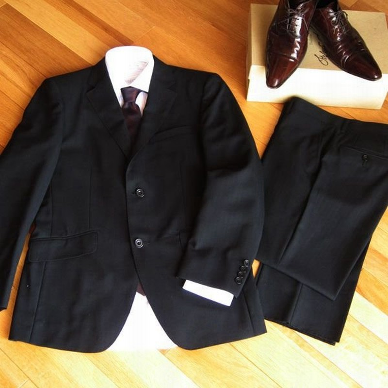 夏用 2ボタンシングルスーツ ブラック Y3 Y7 通販 Lineポイント最大0 5 Get Lineショッピング